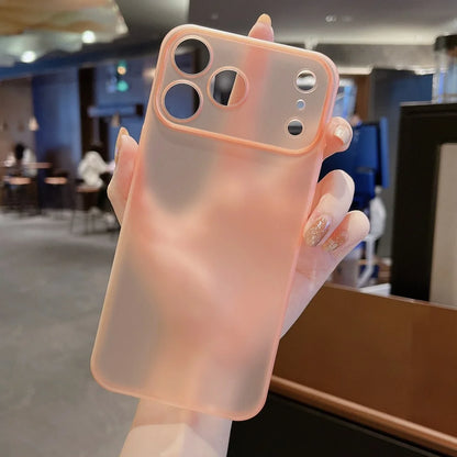 Ultra thin matte frosted camera protection case - product image