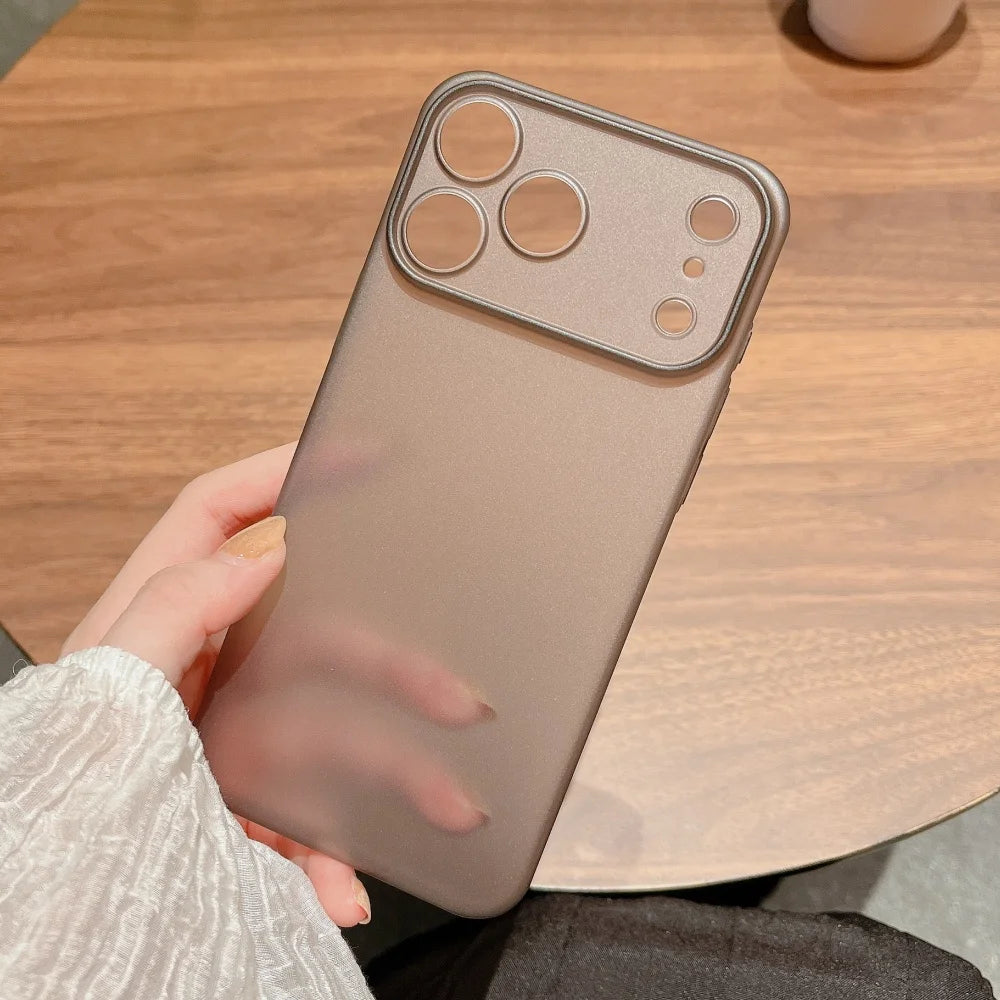 Ultra thin matte frosted camera protection case - product image