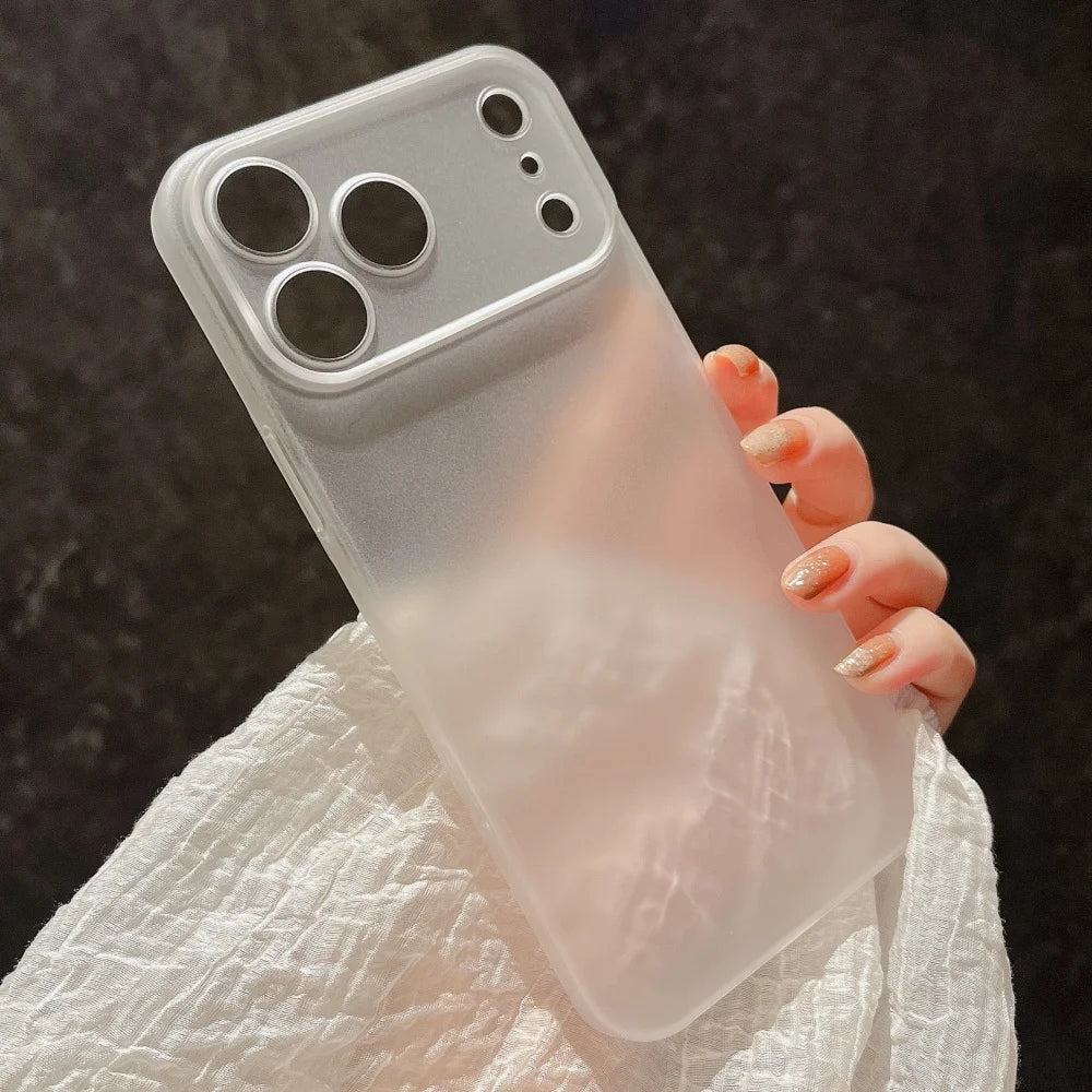 Ultra thin matte frosted camera protection case - product image