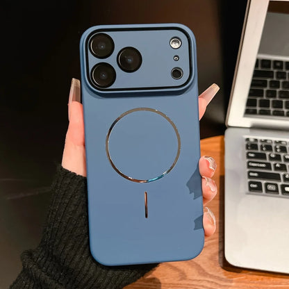 Ultra thin matte magnetic glass lens protection case - product image