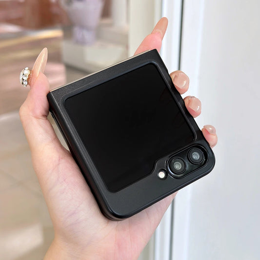 Ultra thin matte transparent hard pc phone case samsung z flip - product image