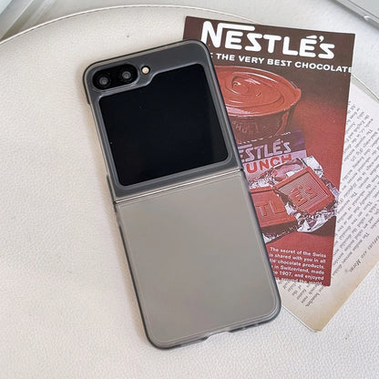 Ultra thin matte transparent hard pc phone case samsung z flip - product image