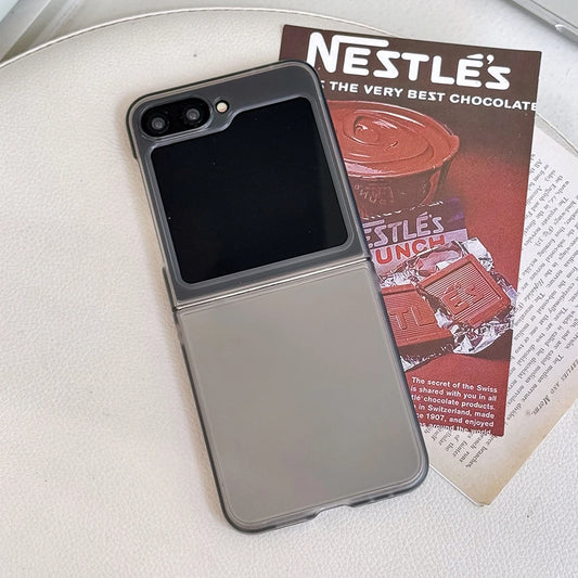 Ultra thin matte transparent hard pc phone case samsung z flip - product image