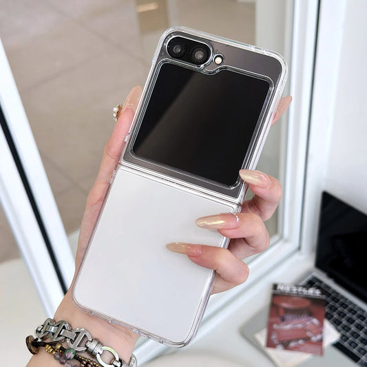 Ultra thin matte transparent hard pc phone case samsung z flip - product image