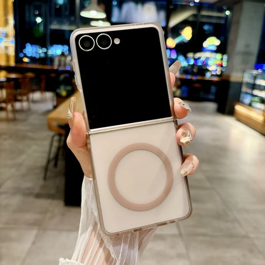 Ultra thin matte transparent magnetic case - product image