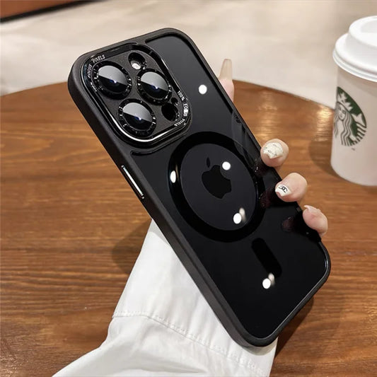 Wireless charge magnetic clear camera protection case - product image