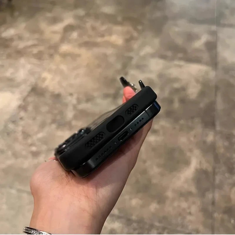 Wireless charge magnetic clear camera protection case - product image