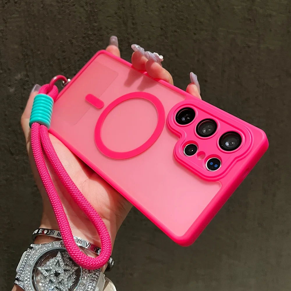 Wrist strap cord matte translucent armor case samsung - product image