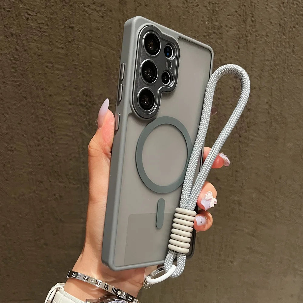 Wrist strap cord matte translucent armor case samsung - product image