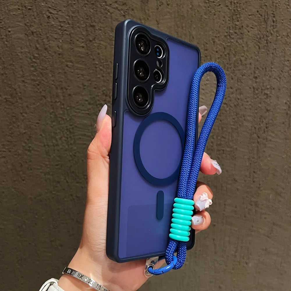 Wrist strap cord matte translucent armor case samsung - product image