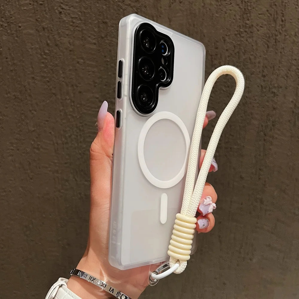 Wrist strap cord matte translucent armor case samsung - product image