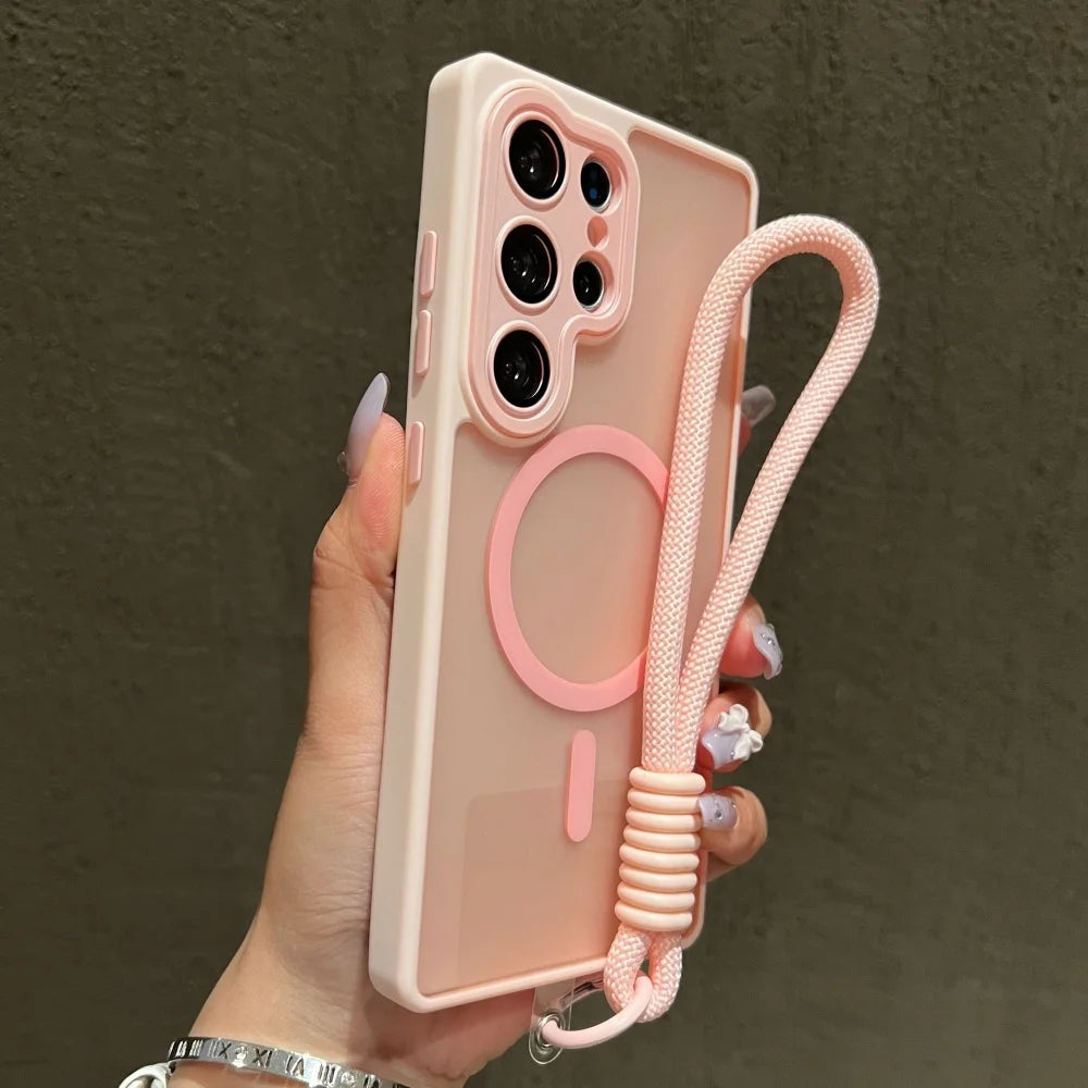 Wrist strap cord matte translucent armor case samsung - product image