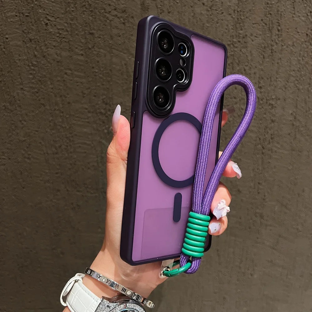 Wrist strap cord matte translucent armor case samsung - product image