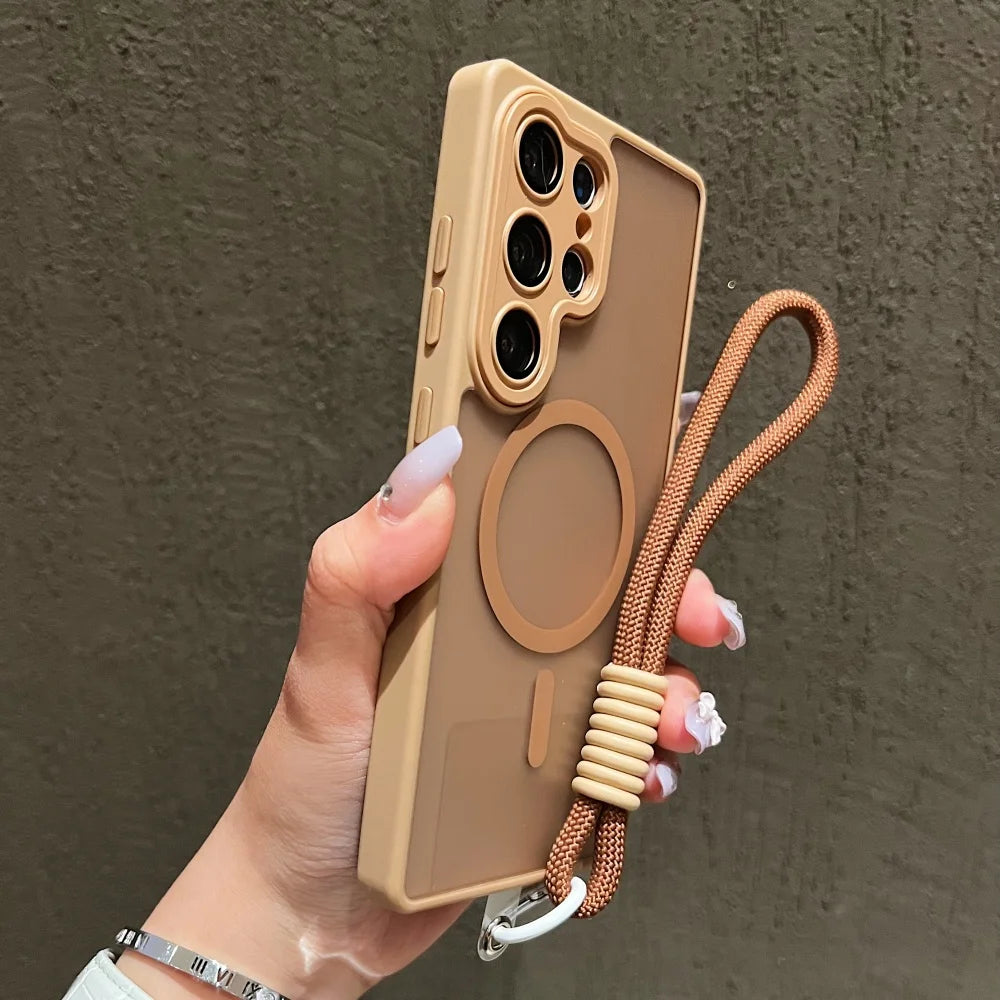 Wrist strap cord matte translucent armor case samsung - product image