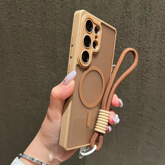 Wrist strap cord matte translucent armor case samsung - product image