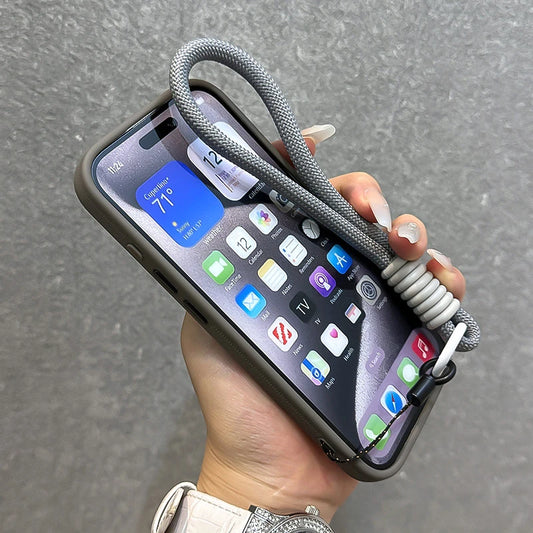 Wrist strap magnetic clear shockproof case - product image