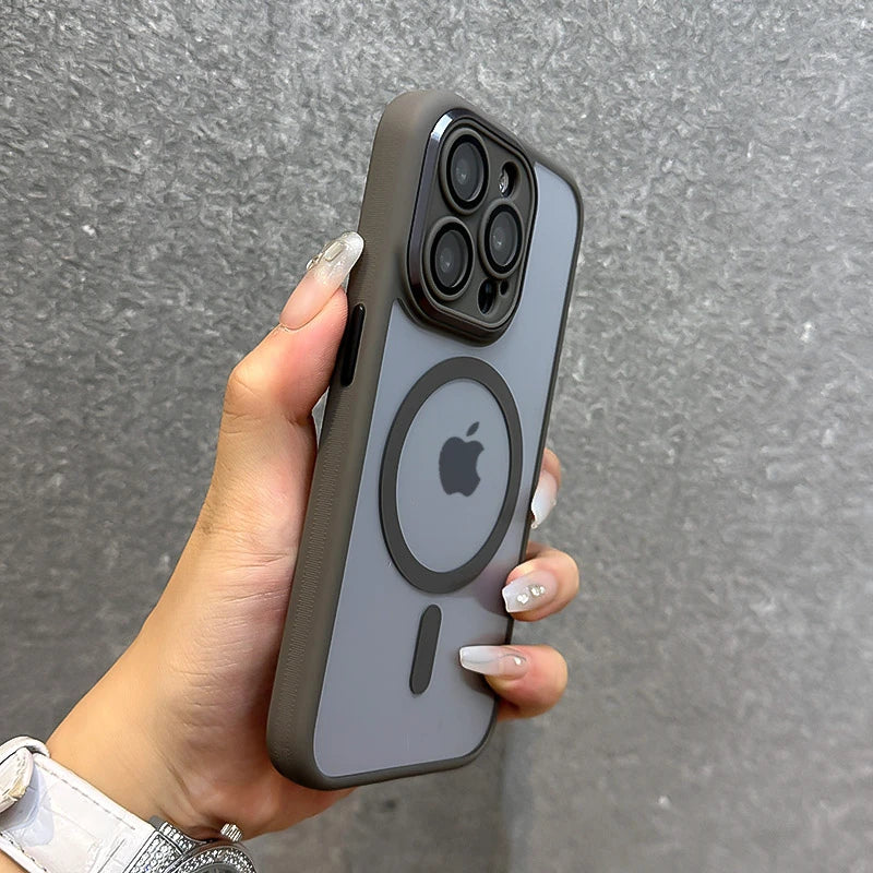 Wrist strap magnetic clear shockproof case - product image