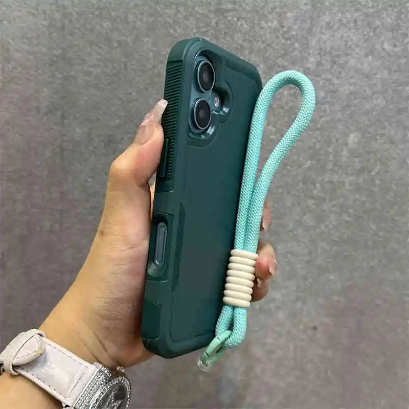 Wrist strap rugged shockproof armor case - product image