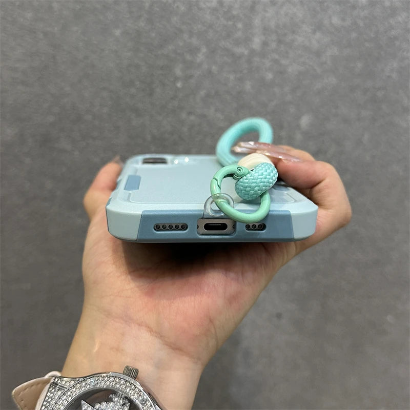 Wrist strap rugged shockproof armor case - product image